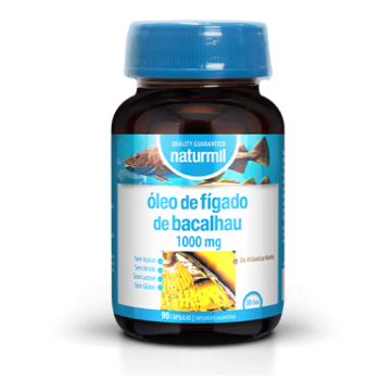 ÓLEO DE FÍGADO DE BACALHAU 1000 mg (Naturmil)